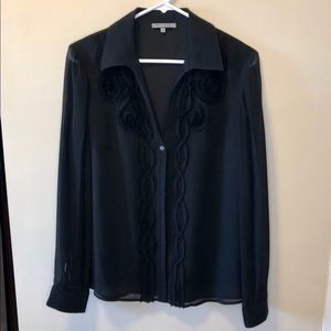 Anne Klein button down blouse